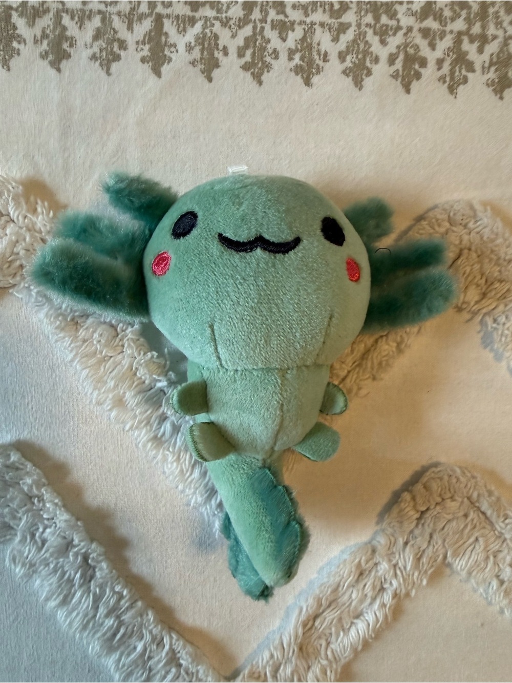 Green Axolotl Plush Toy - Cute Cuddly Stuffed Animal